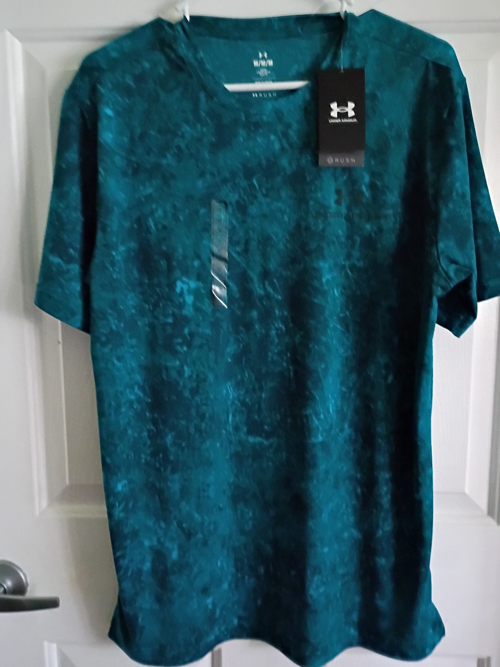 Under Armour Men's Teal-Marble Short Sleeve Performance Tee